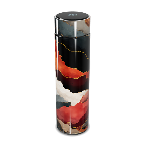 Garrafa Térmica Touch - Estampa Abstrata Colorida