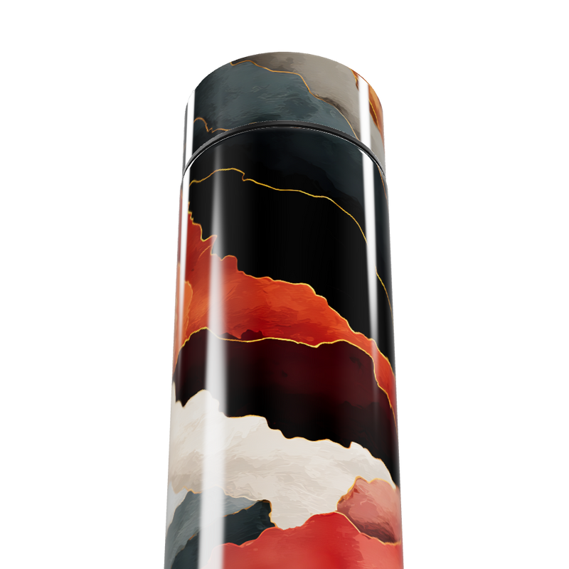 Garrafa Térmica Touch - Estampa Abstrata Colorida