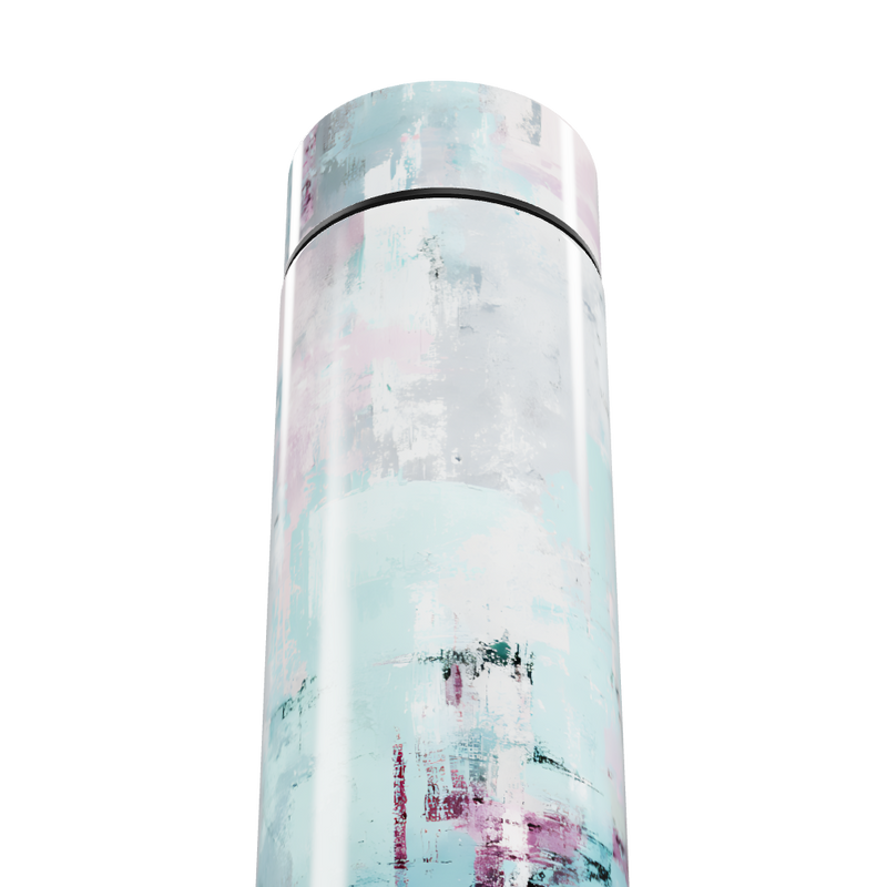 Garrafa Térmica Touch - Estampa Pastel Abstrata