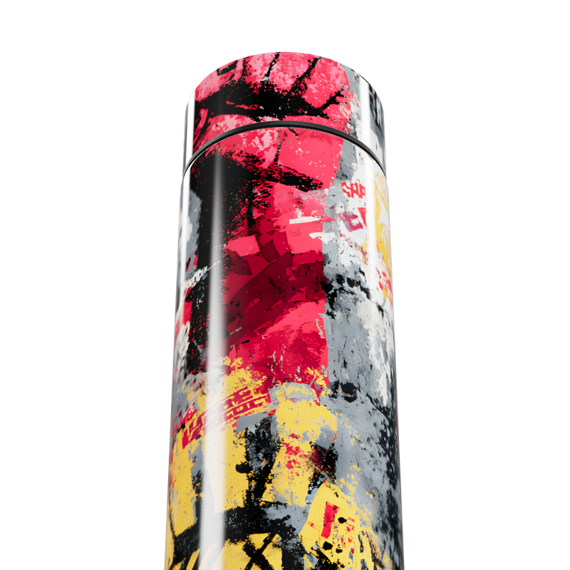 Garrafa Térmica Touch - Estampa Grafite Colorida