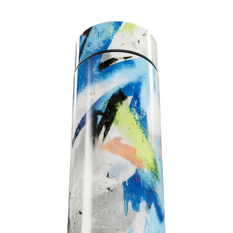 Garrafa Térmica Touch - Estampa Abstrata Colorida