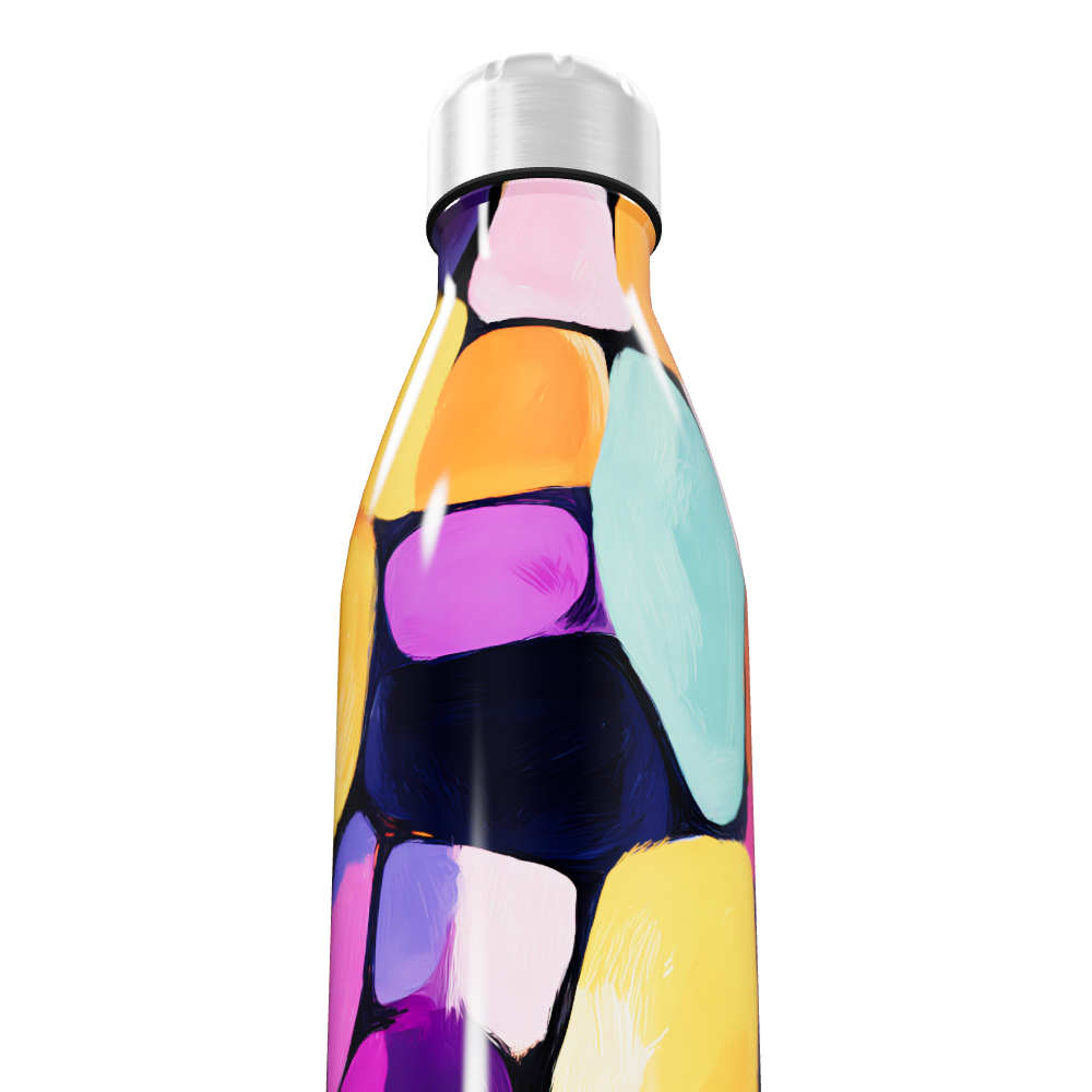 Garrafa Inox - Colorida Estampada