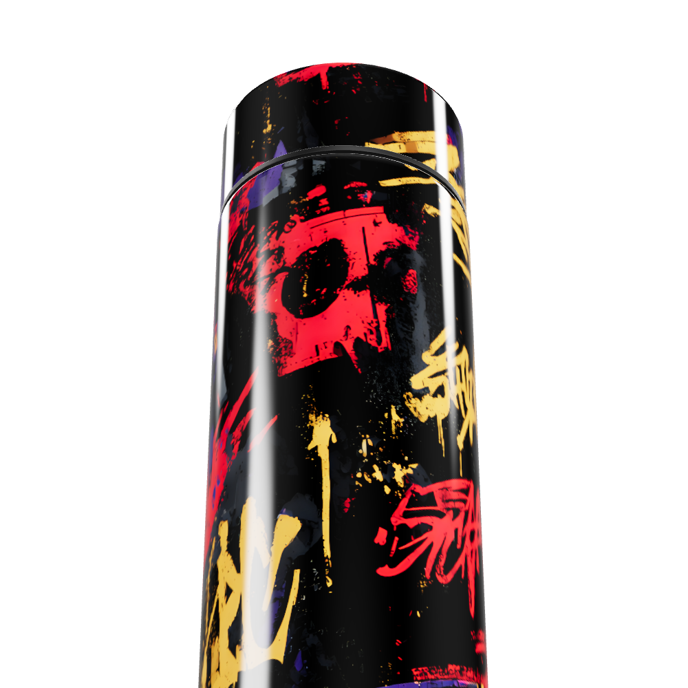 Garrafa Térmica Touch - Design Graffiti Colorido