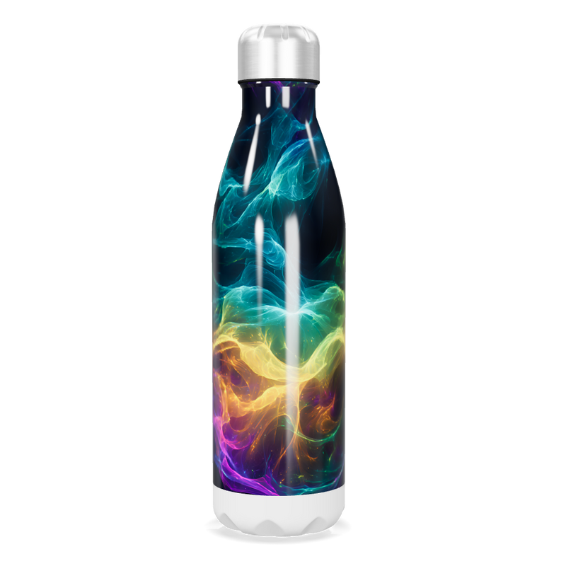 Garrafa Inox - Estampa Colorida Abstrata