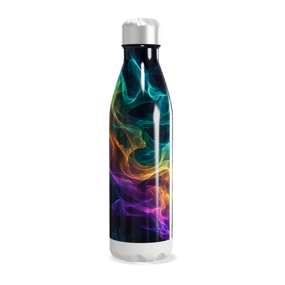 Garrafa Inox - Estampa Colorida Abstrata