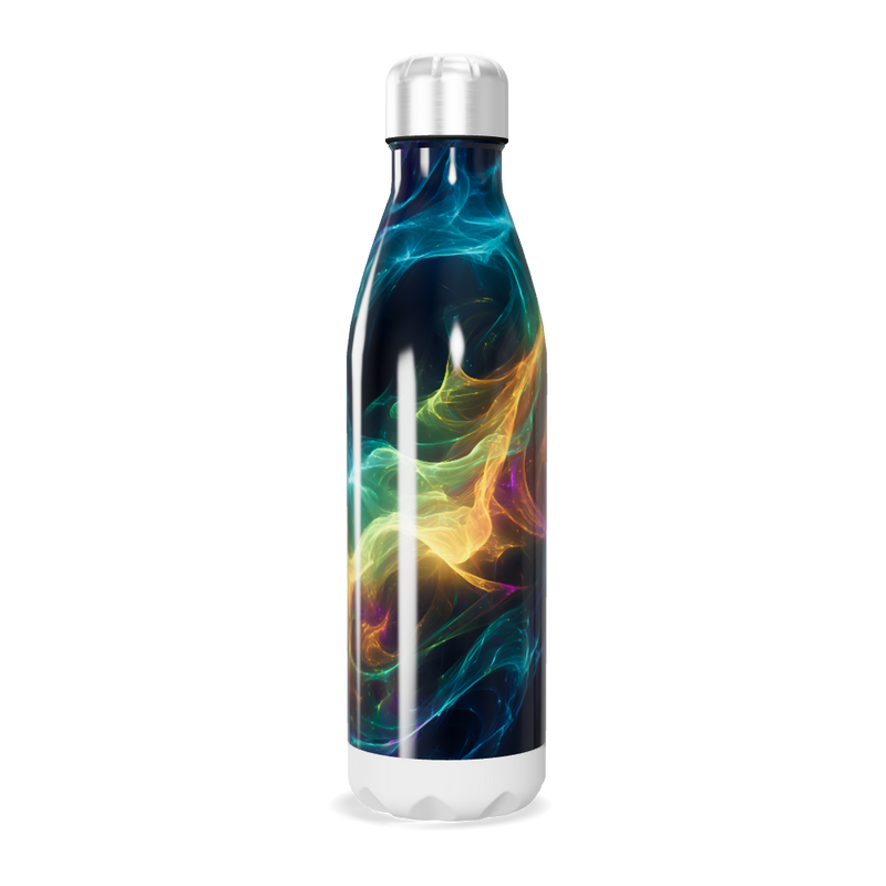 Garrafa Inox - Estampa Colorida Abstrata