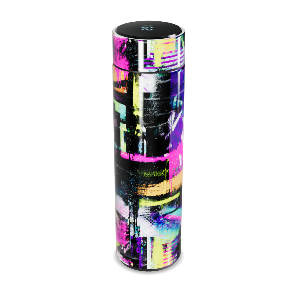 Garrafa Térmica Touch - Estampa Colorida Moderna