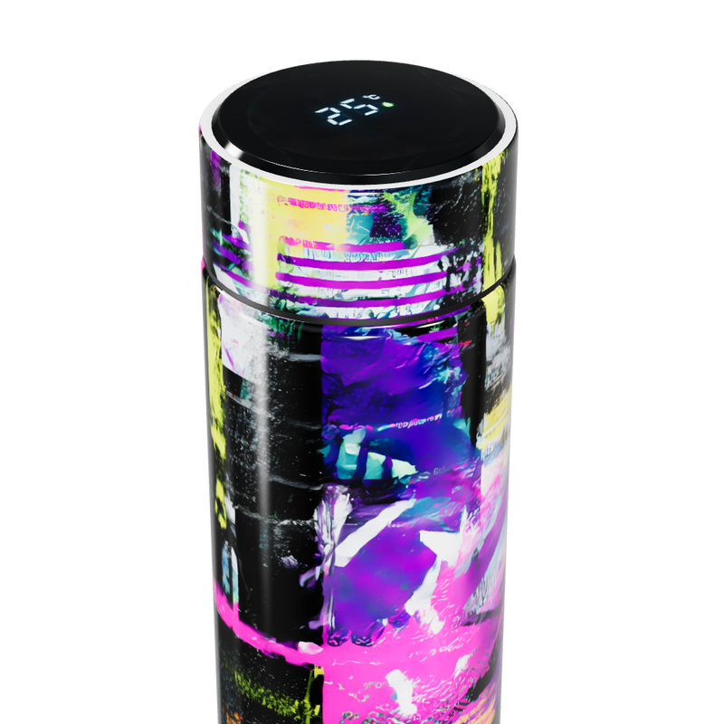 Garrafa Térmica Touch - Estampa Colorida Moderna