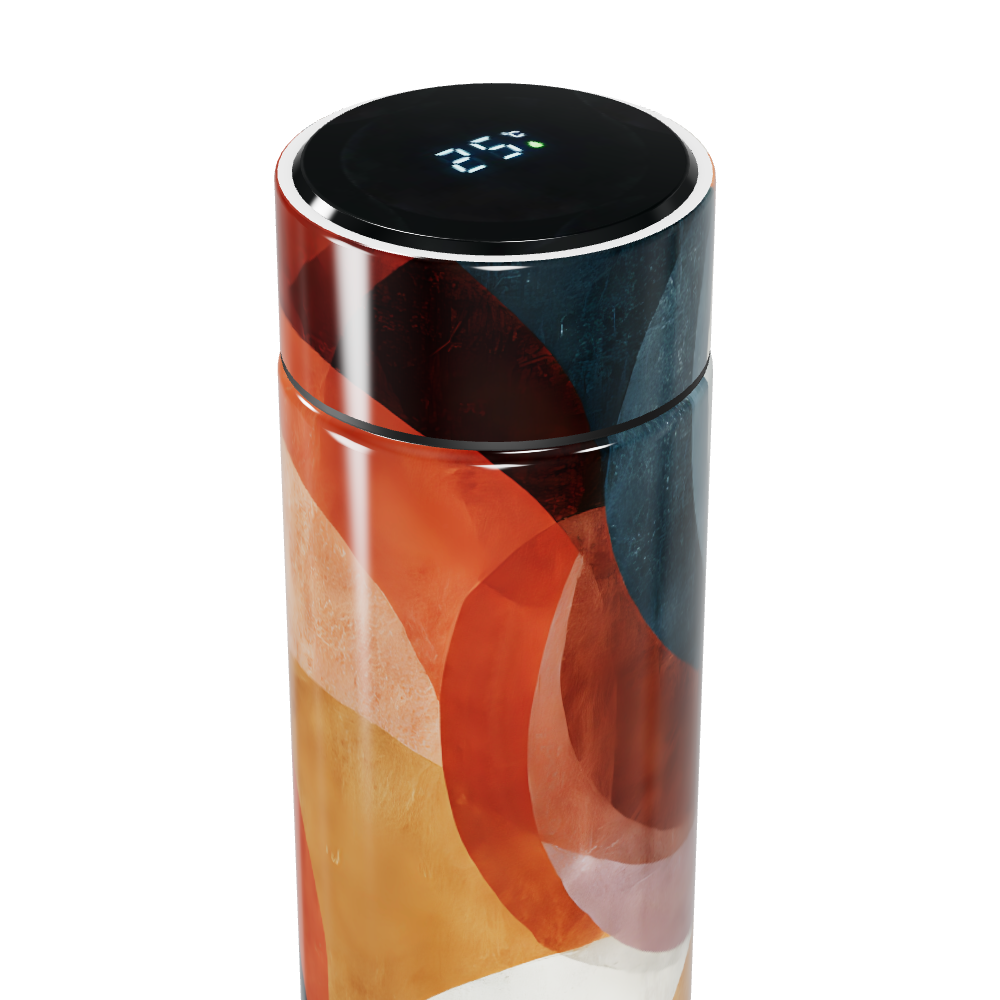 Garrafa Térmica Touch Estampa Colorida Inox