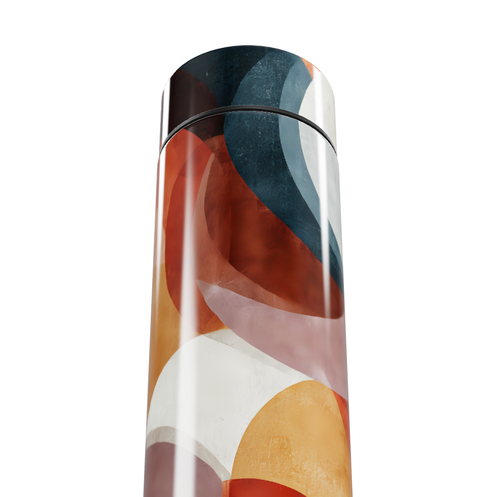 Garrafa Térmica Touch Estampa Colorida Inox