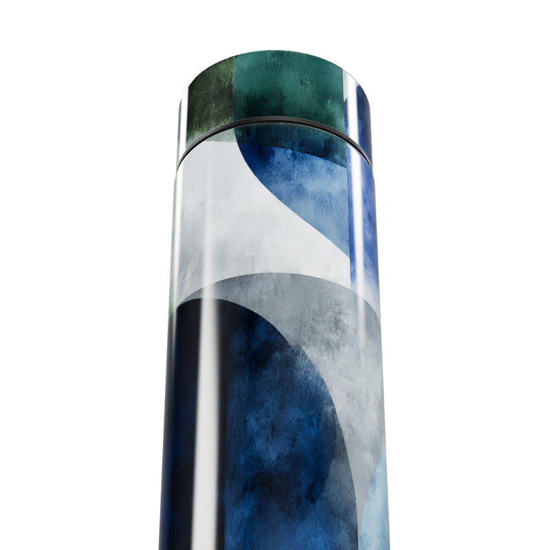 Garrafa Térmica Touch - Design Abstrato Multicolorido