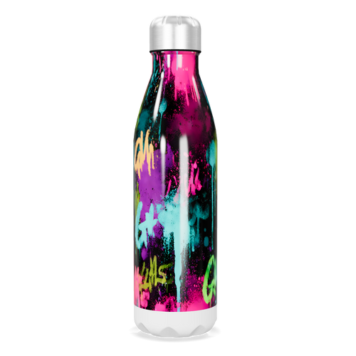 Garrafa Inox - Grafite Colorido 500ml