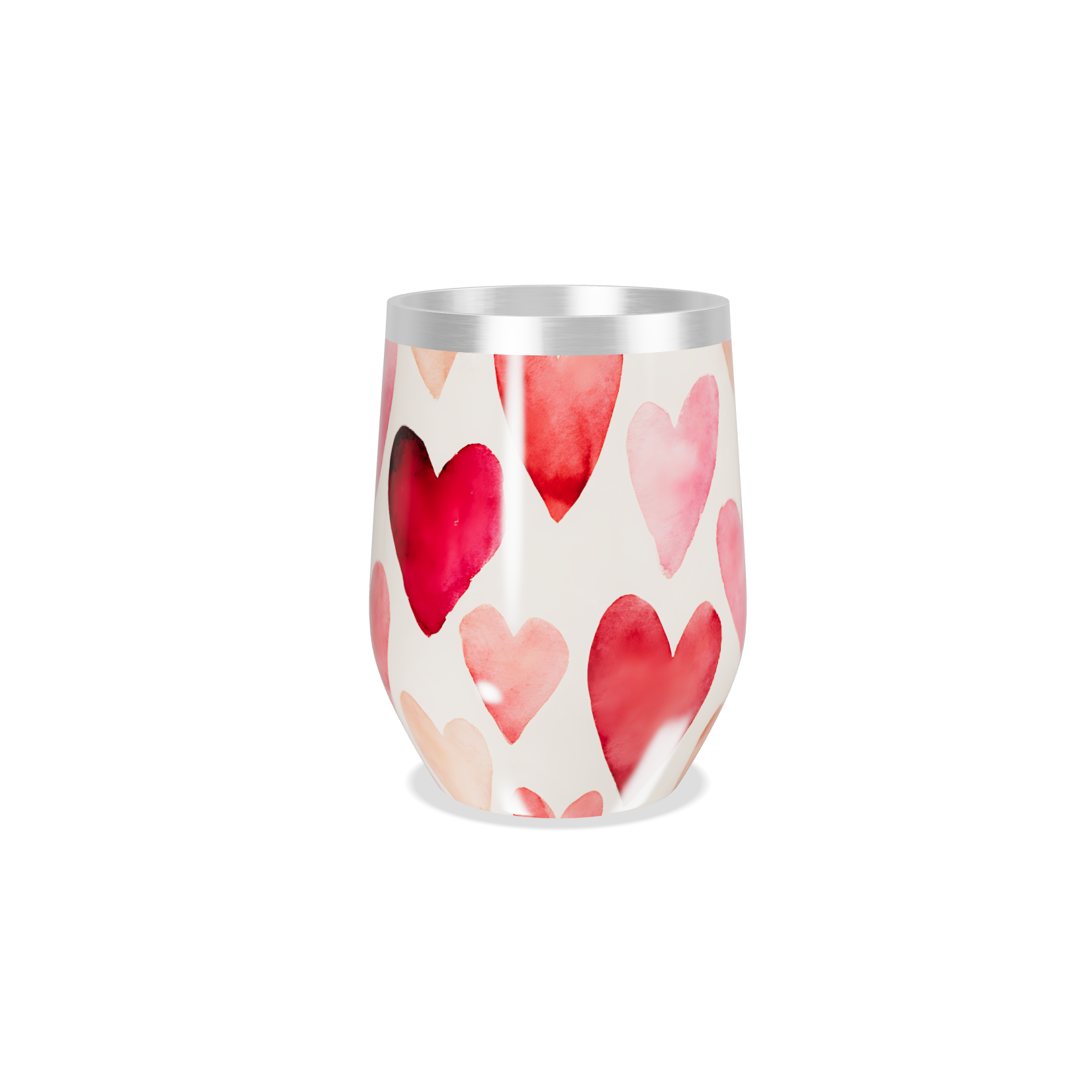 Copo Térmico Slim - Corações Coloridos