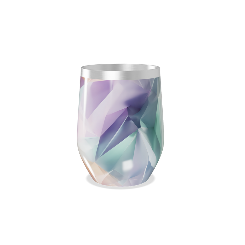 Copo Térmico Slim - Estampa Cristal Colorido