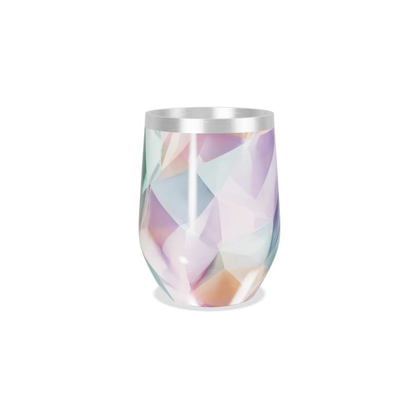 Copo Térmico Slim - Estampa Cristal Colorido