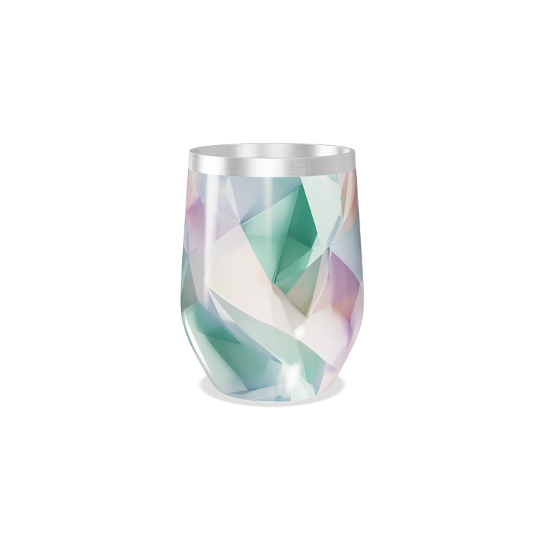 Copo Térmico Slim - Estampa Cristal Colorido