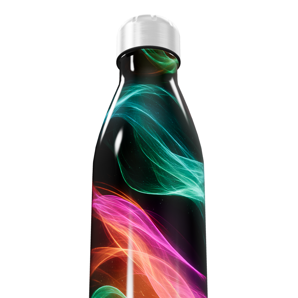 Garrafa Inox - Estampa Colorida Neon
