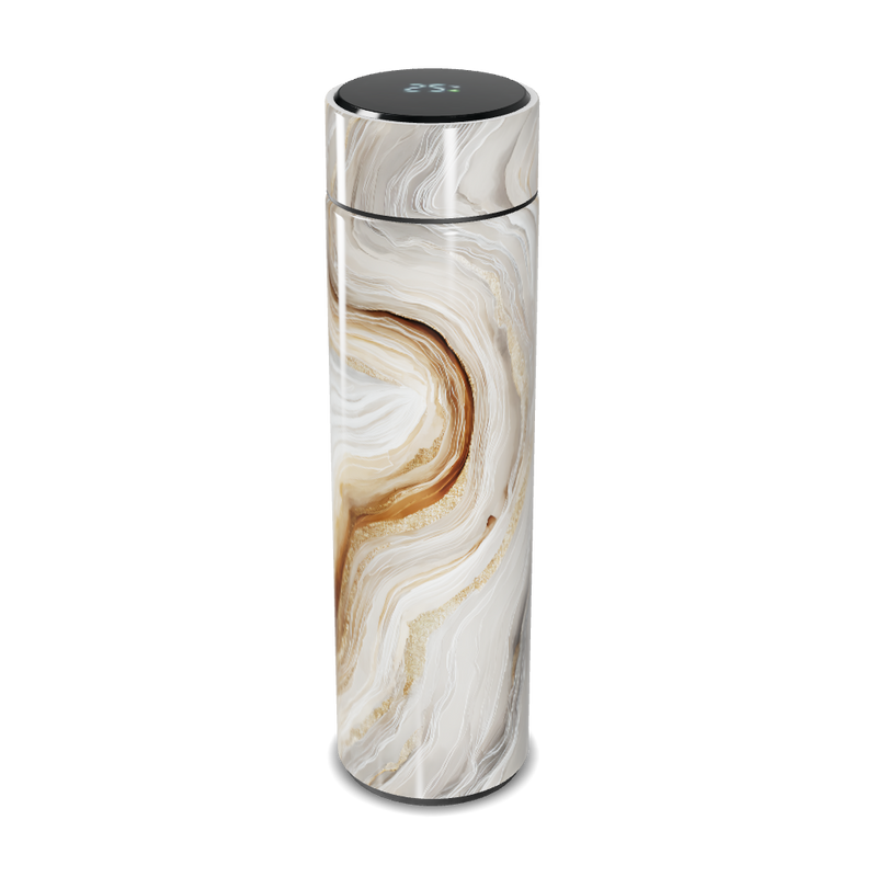 Garrafa Térmica Touch - Mármore Bege Digital
