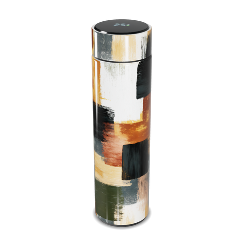 Garrafa Térmica Touch - Estampa Abstrata Colorida