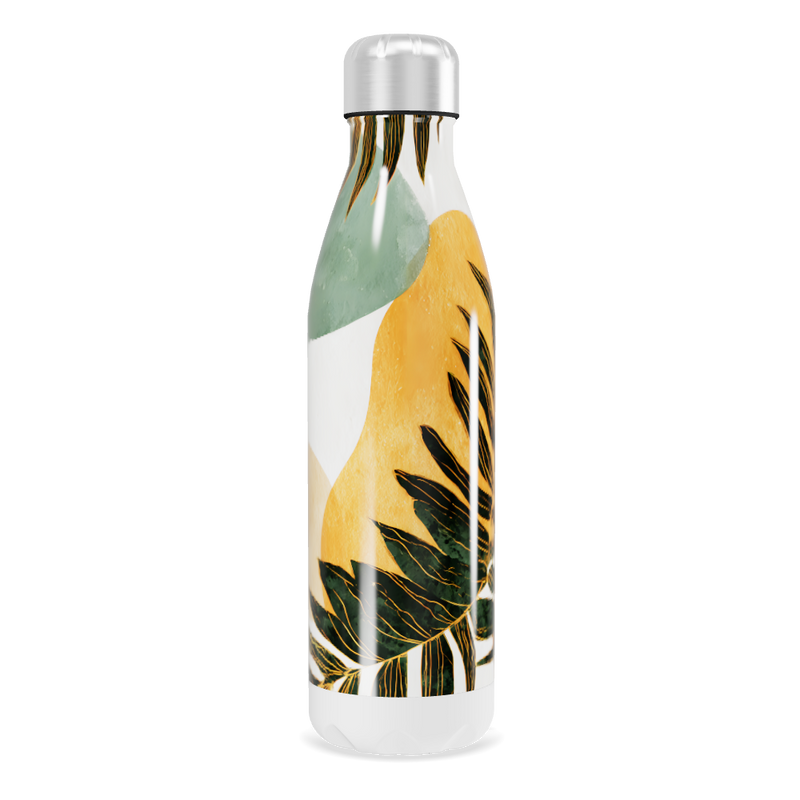 Garrafa Inox - Folhagem Tropical