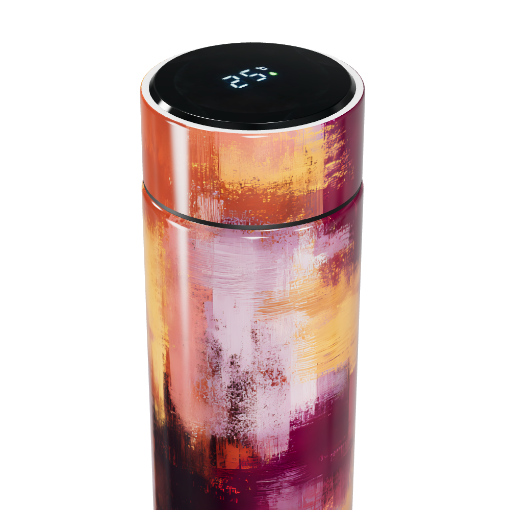 Garrafa Térmica Touch - Colorida com Display