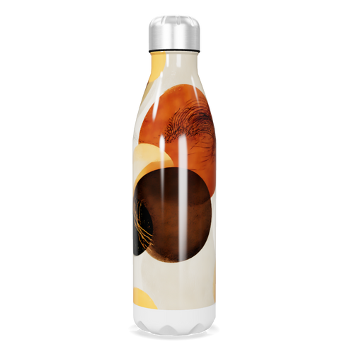 Garrafa Inox - Estampa Abstrata Colorida