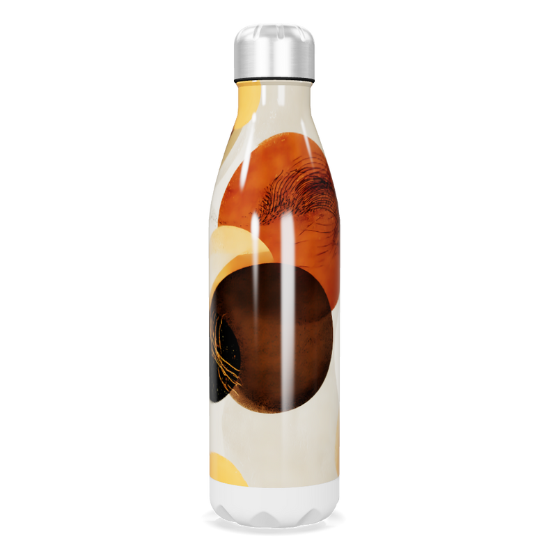 Garrafa Inox - Estampa Abstrata Colorida