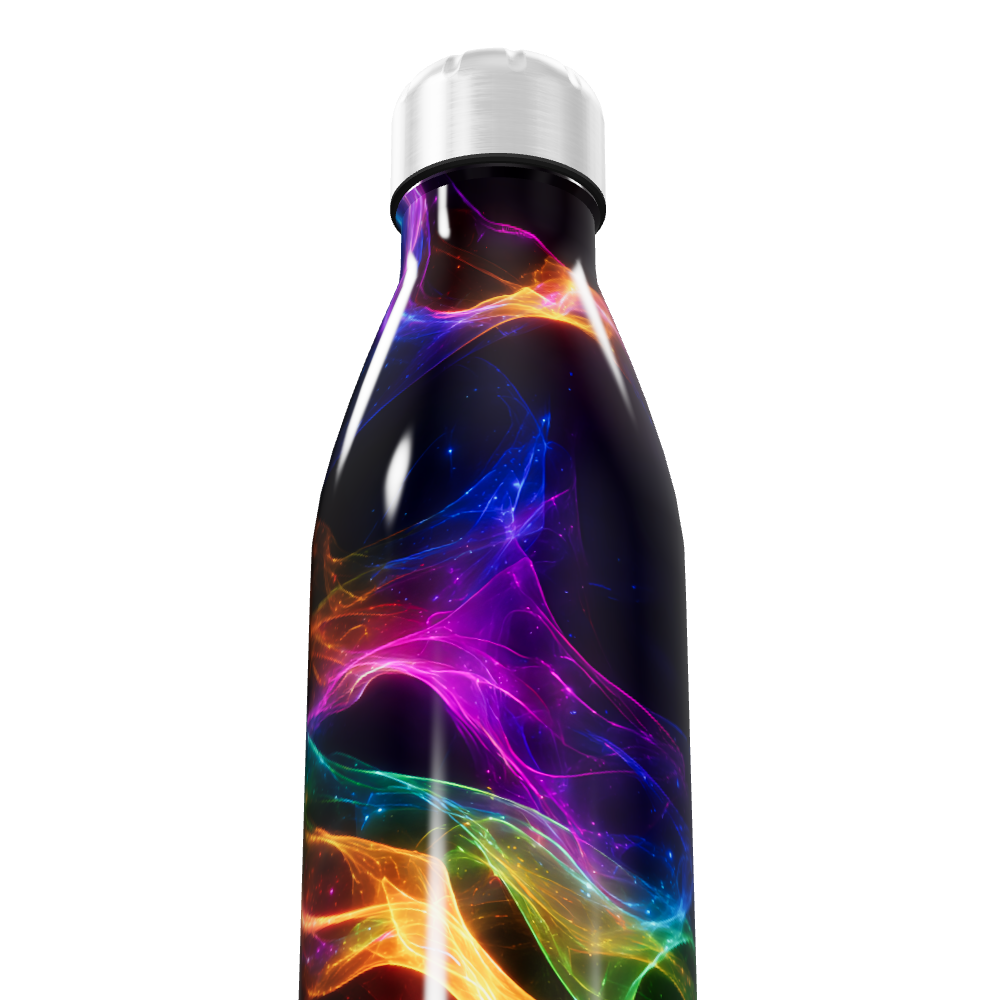 Garrafa Inox - Estampa Colorida Neon