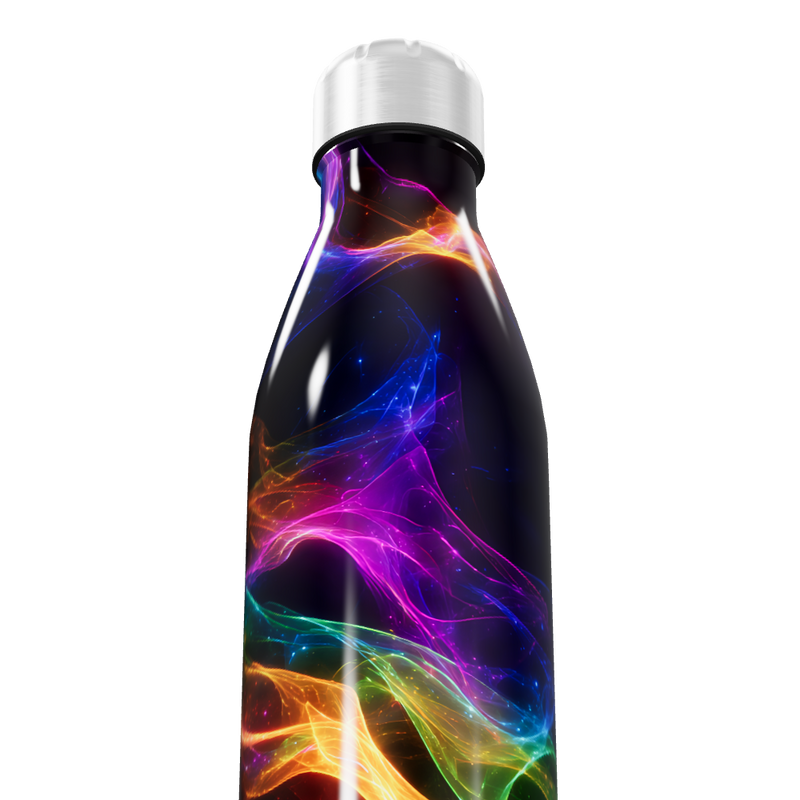 Garrafa Inox - Estampa Colorida Neon