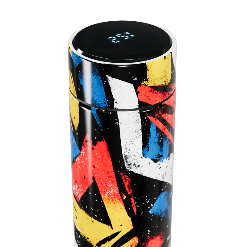 Garrafa Térmica Touch - Estampa Colorida 500ml