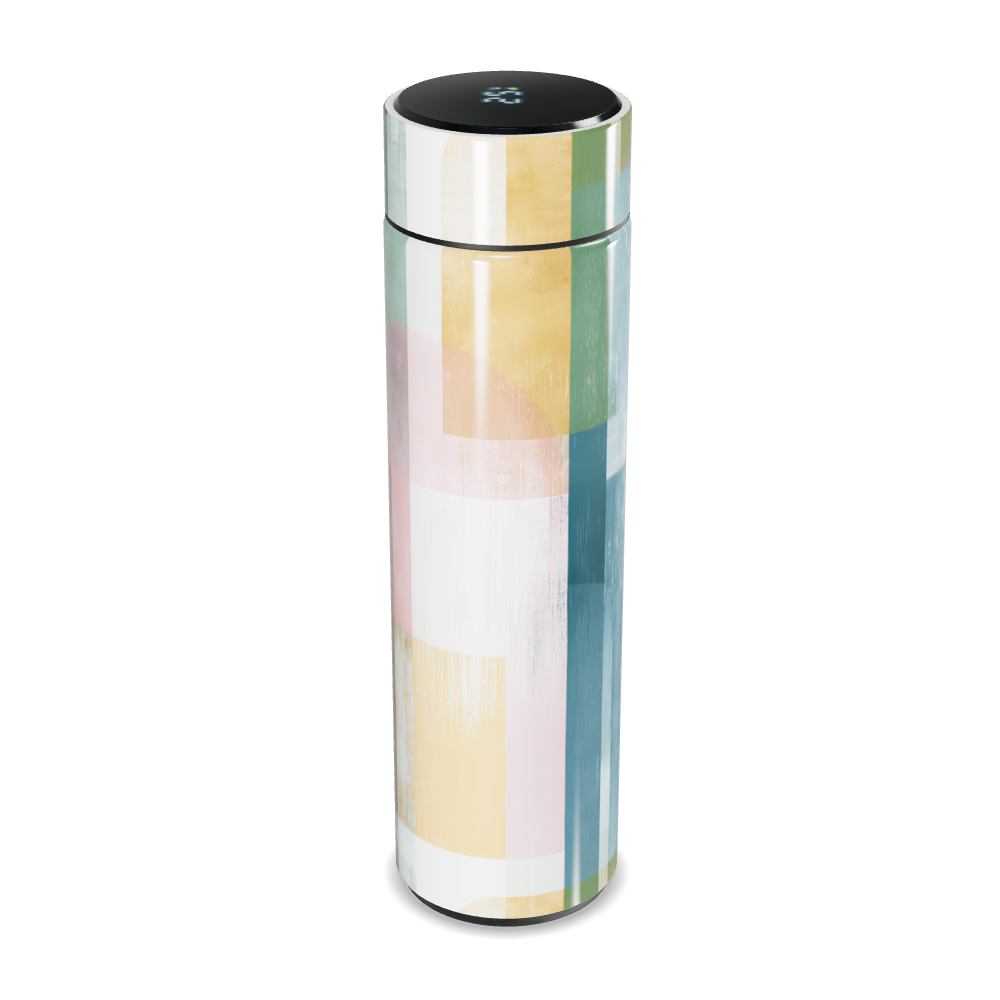 Garrafa Térmica Touch Estampada Multicolorida