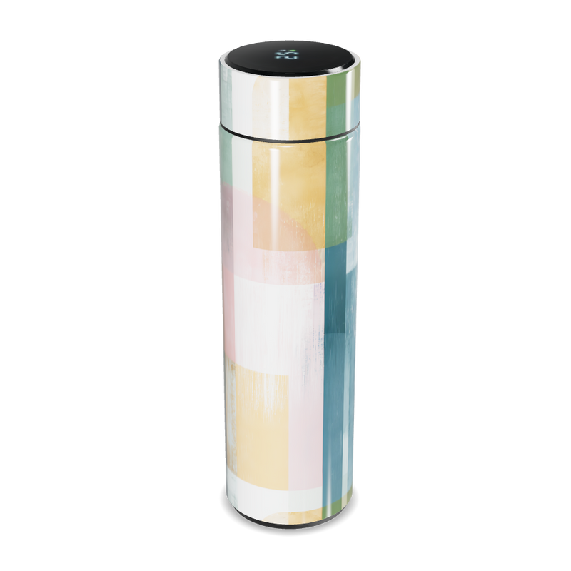 Garrafa Térmica Touch Estampada Multicolorida