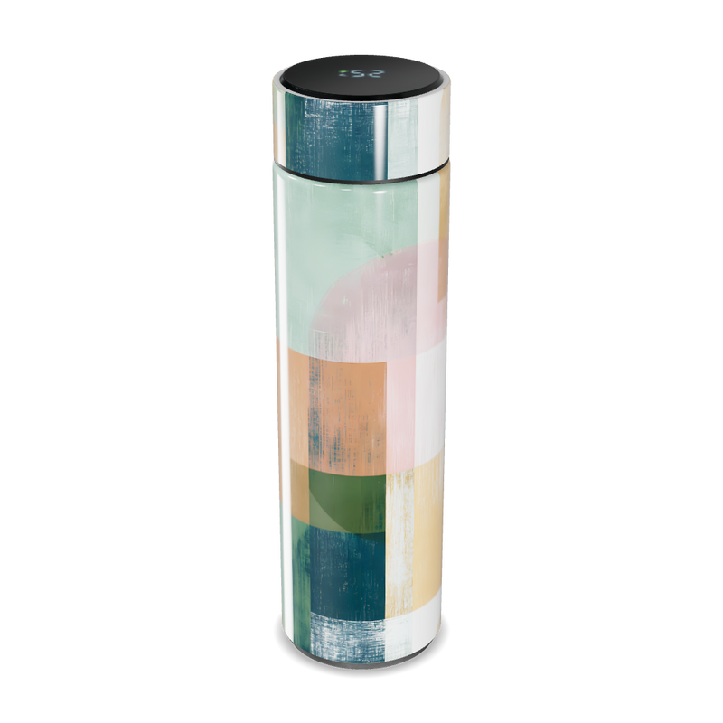 Garrafa Térmica Touch Estampada Multicolorida