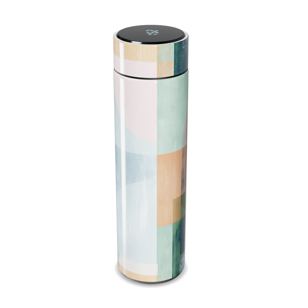 Garrafa Térmica Touch Estampada Multicolorida