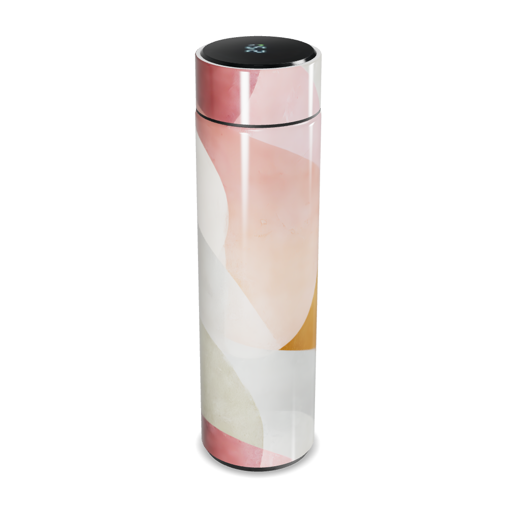 Garrafa Térmica Touch - Design Abstrato Multicor