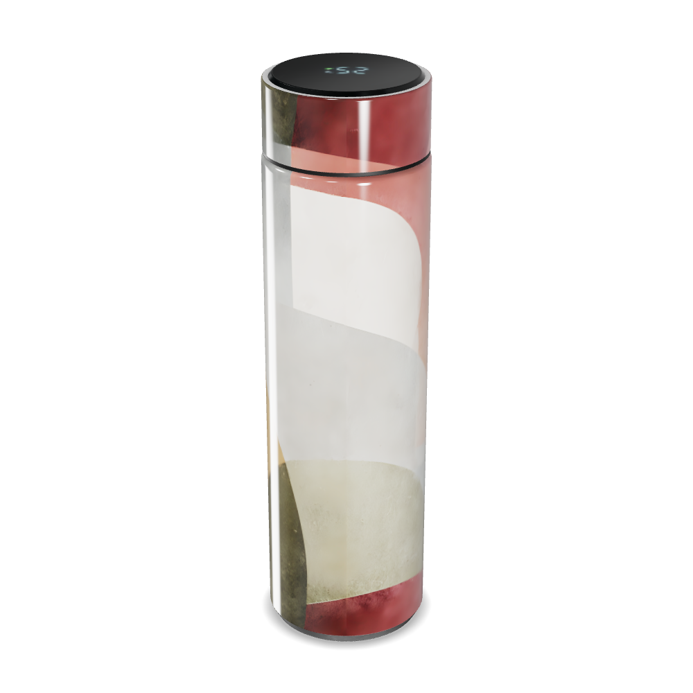 Garrafa Térmica Touch - Design Abstrato Multicor