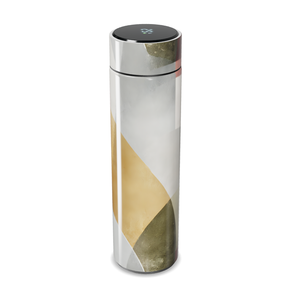 Garrafa Térmica Touch - Design Abstrato Multicor