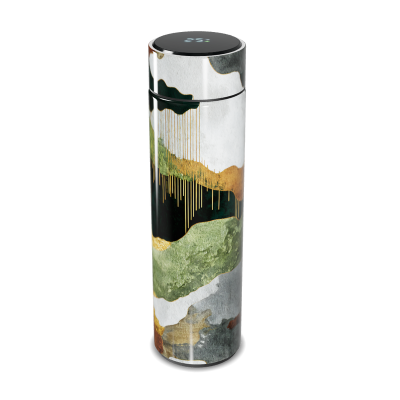 Garrafa Térmica Touch - Estampa Abstrata Colorida