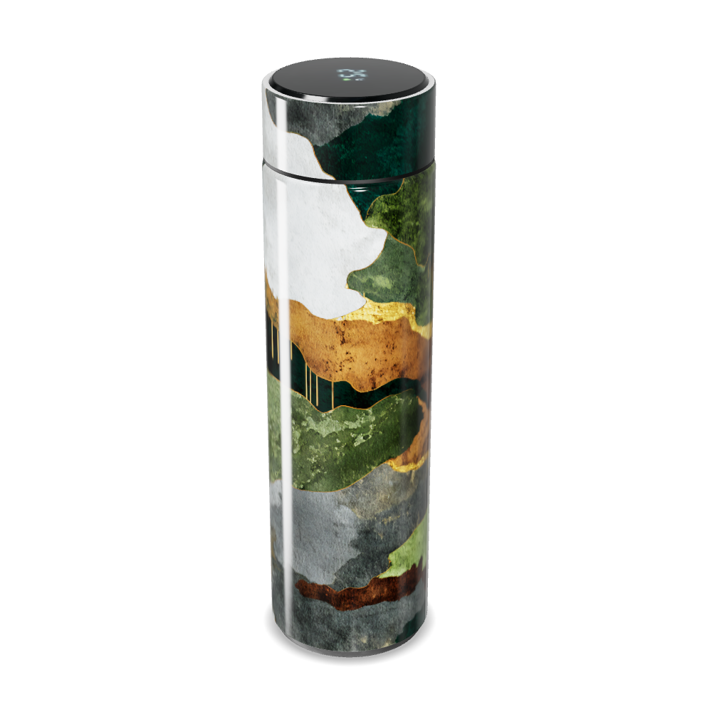 Garrafa Térmica Touch - Estampa Abstrata Colorida