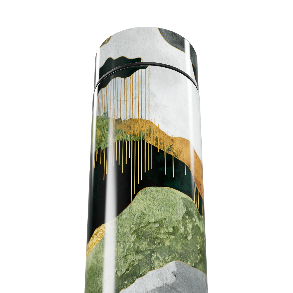 Garrafa Térmica Touch - Estampa Abstrata Colorida