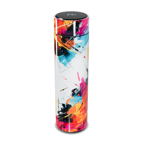 Garrafa Térmica Touch - Estampa Colorida Abstrata
