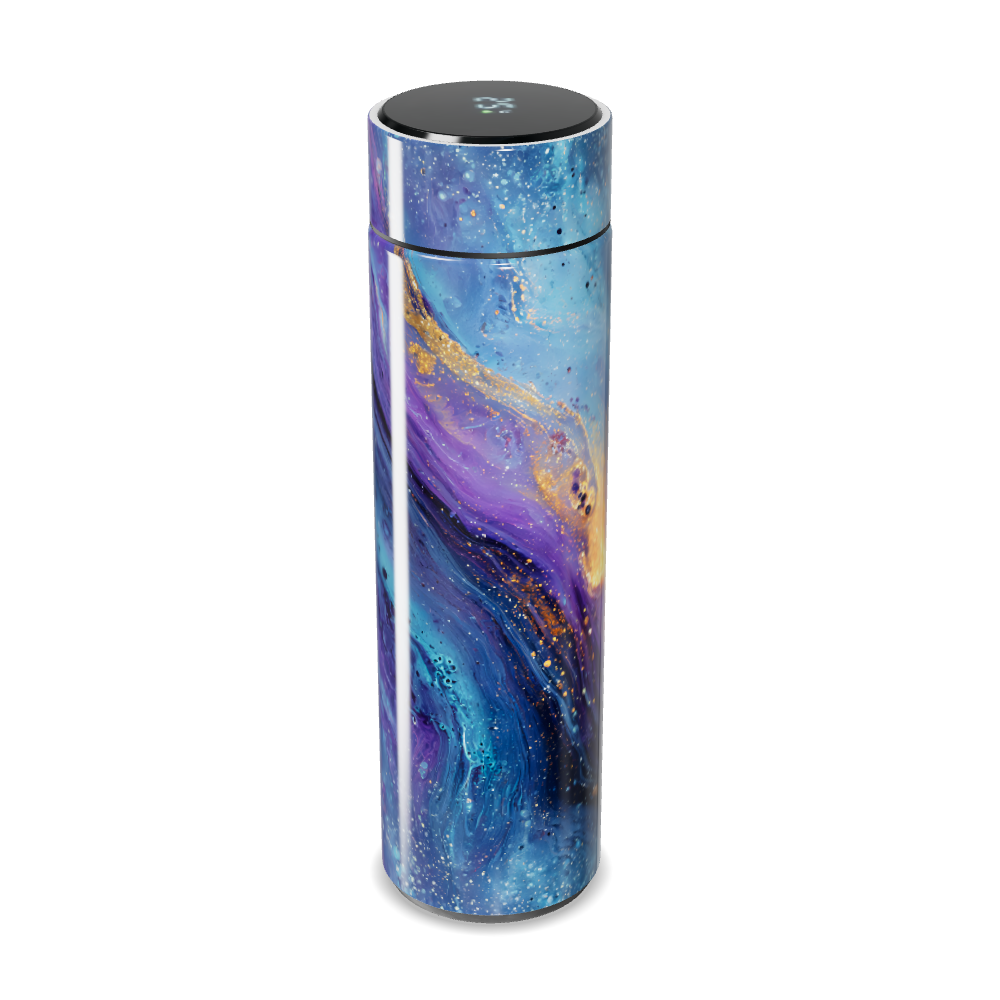 Garrafa Térmica Touch Estampa Abstrata Multicolorida