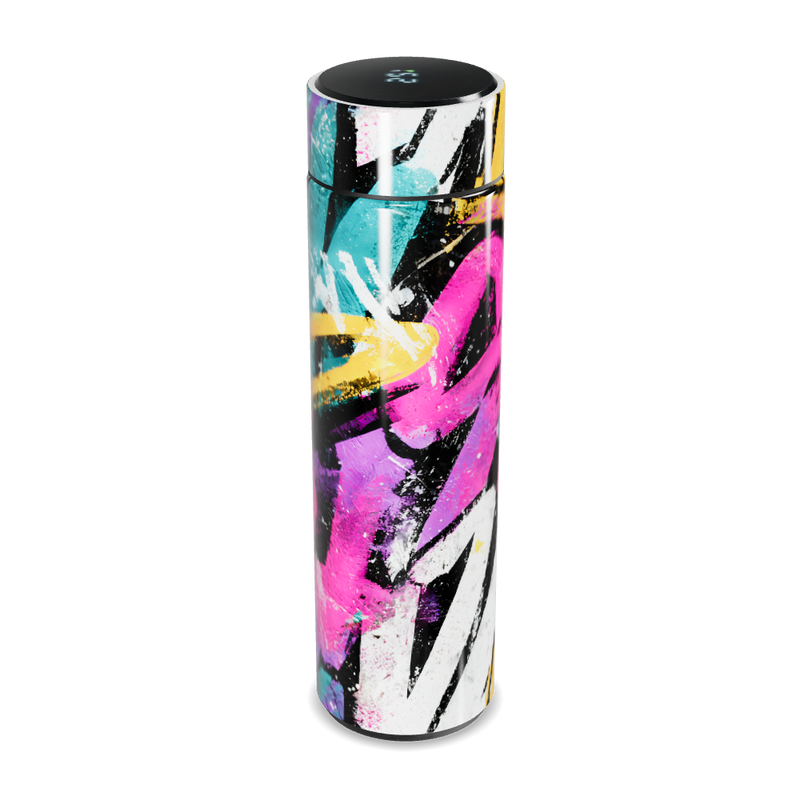 Garrafa Térmica Touch - Estampa Graffiti Colorida