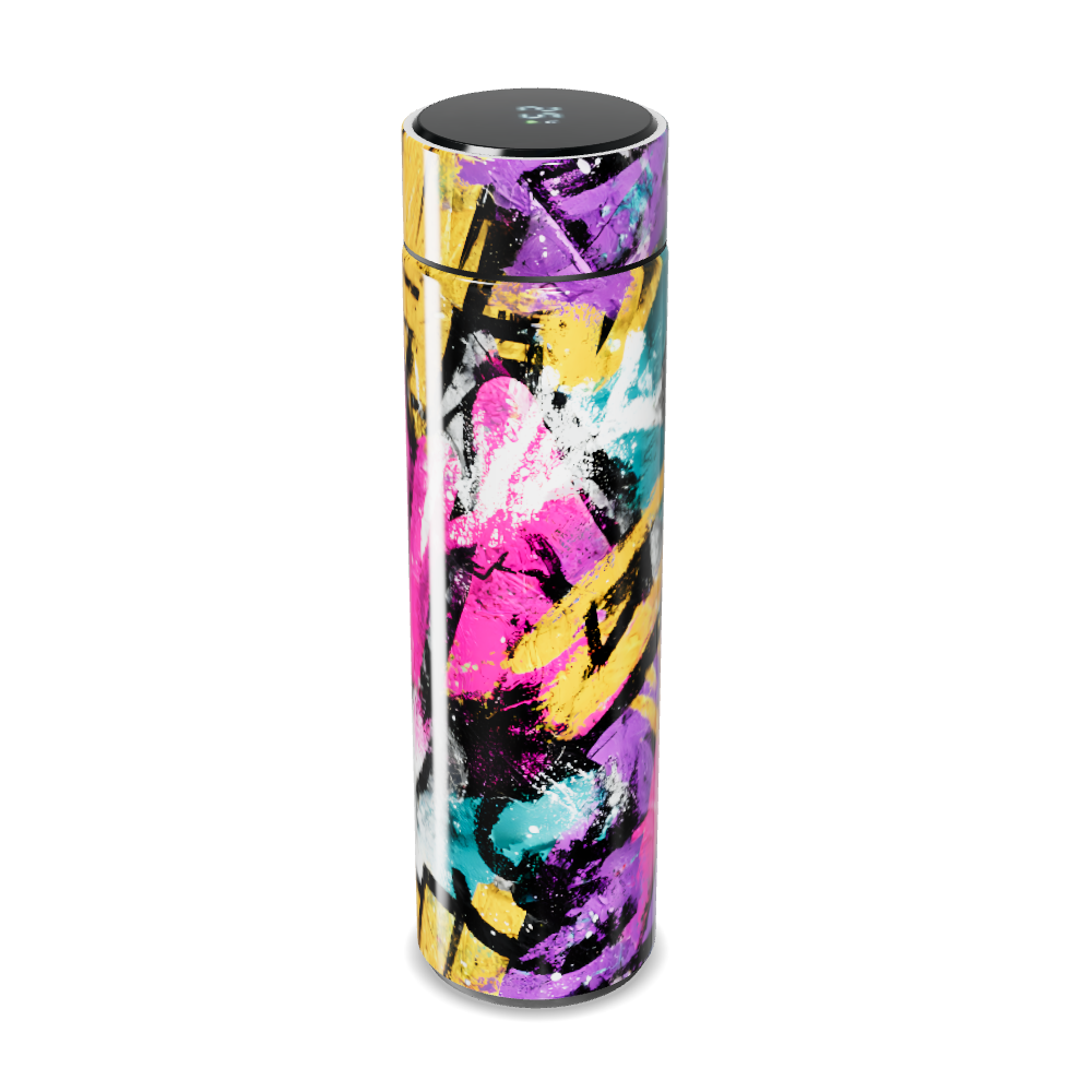 Garrafa Térmica Touch - Estampa Graffiti Colorida