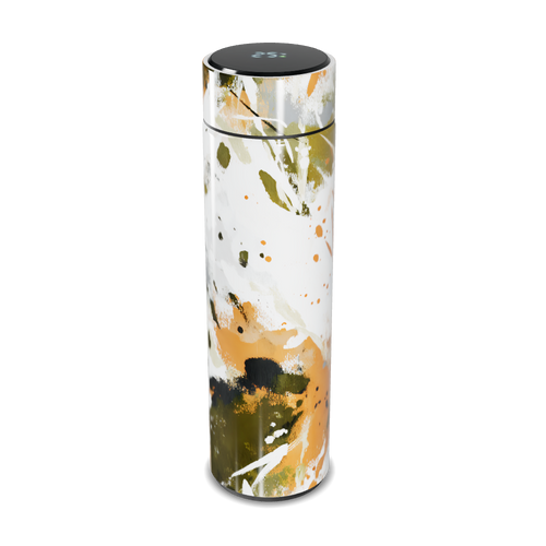 Garrafa Térmica Touch - Estampa Abstrata Colorida