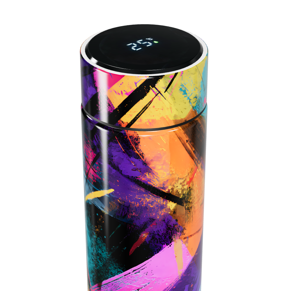 Garrafa Térmica Touch - Colorida com Display Digital