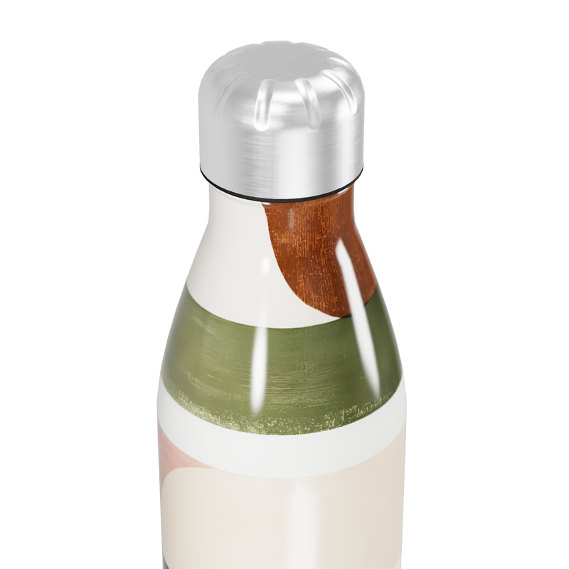 Garrafa Inox - Estampa Geométrica Colorida