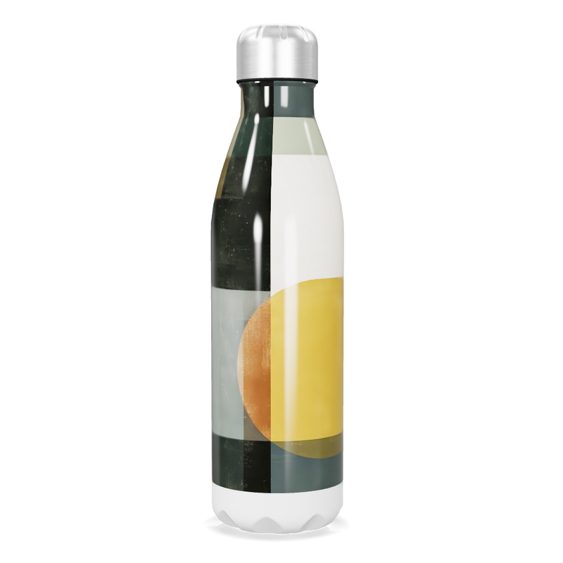 Garrafa Inox - Estampada Geométrica Colorida