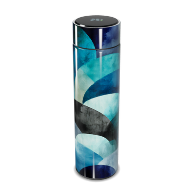 Garrafa Térmica Touch - Azul Abstrato 500ml