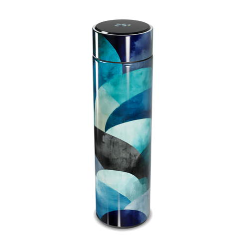 Garrafa Térmica Touch - Azul Abstrato 500ml